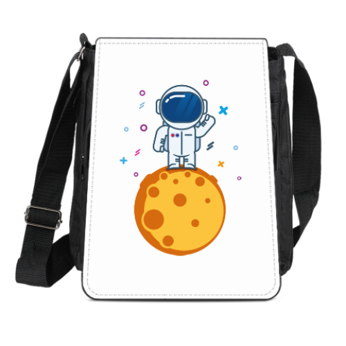 Сумка-планшет Космонавт и луна