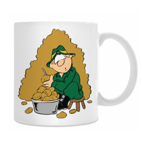 Кружка с принтом Защитник