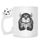 Кружка с футбольным мячиком