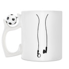 Кружка с футбольным мячиком