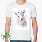 Акварельная козочка