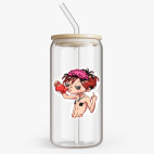 Банка с бамбуковой крышкой