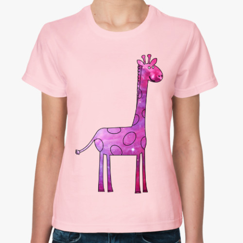 Женская футболка Космический Жираф