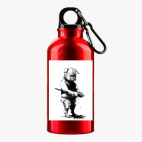 Металлическая бутылка 400 мл UV-DTF