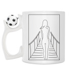 Кружка с футбольным мячиком