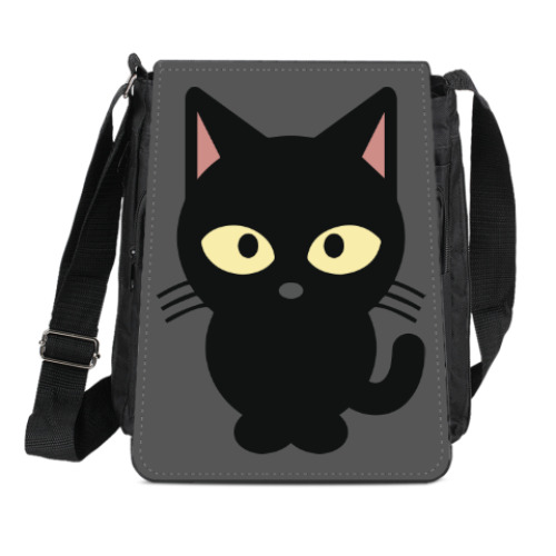 Сумка-планшет Черный Котик