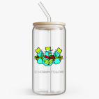 Банка с бамбуковой крышкой