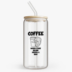 Банка с бамбуковой крышкой