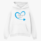 Толстовка худи оверсайз