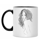 Кружка двухцветная