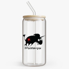 Банка с бамбуковой крышкой