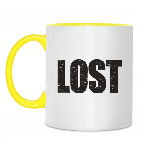 Кружка с принтом Lost