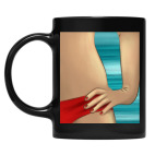 Кружка цветная UV-DTF