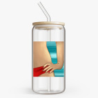 Банка с бамбуковой крышкой