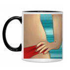 Кружка двухцветная