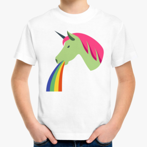 Детская футболка Vomiting Unicorn