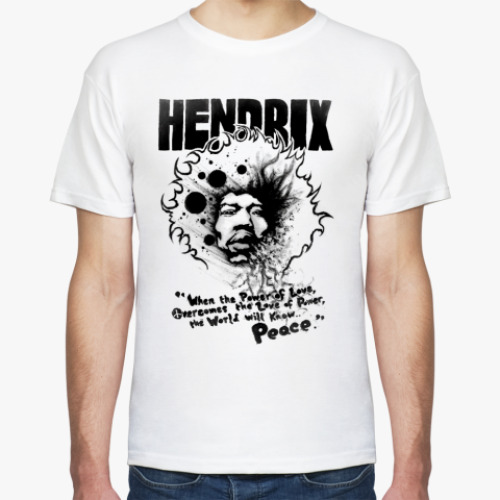 Футболка с принтом Hendrix