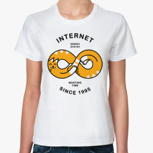 Классическая футболка Интернет