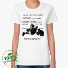 Женская футболка органик