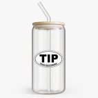 Банка с бамбуковой крышкой