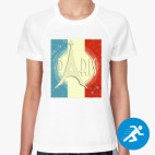 Женская спортивная футболка