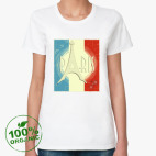 Женская футболка органик