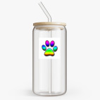 Банка с бамбуковой крышкой