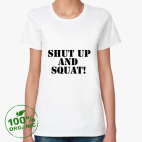 Женская футболка органик