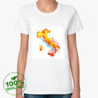 Женская футболка органик