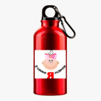 Металлическая бутылка 400 мл UV-DTF