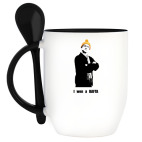 Кружка с ложкой