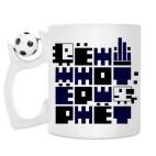 Кружка с футбольным мячиком