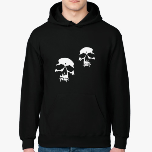 Толстовка худи с принтом Черепа
