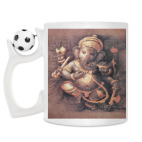 Кружка с футбольным мячиком