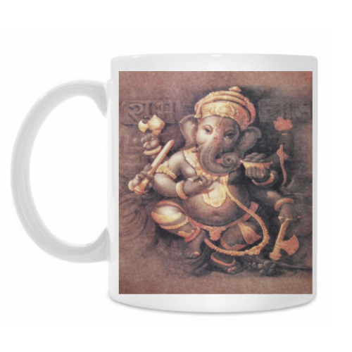 Кружка с принтом Ганеша