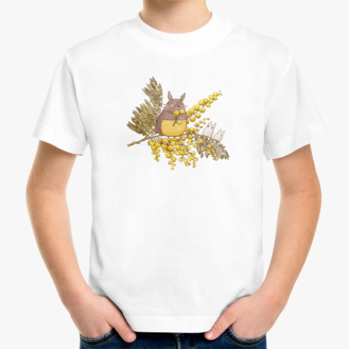 Детская футболка Тоторо и мимоза