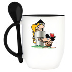 Кружка с ложкой