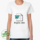 Женская футболка органик