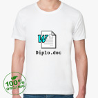 Мужская футболка органик