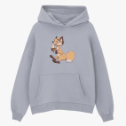 Толстовка худи оверсайз