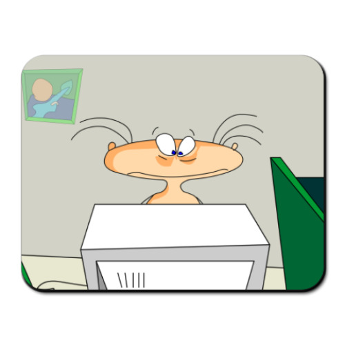 Коврик для мыши 'сиделец'