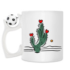 Кружка с футбольным мячиком