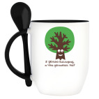 Кружка с ложкой