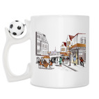 Кружка с футбольным мячиком