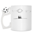 Кружка с футбольным мячиком