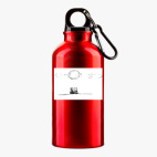 Металлическая бутылка 400 мл UV-DTF