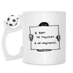 Кружка с футбольным мячиком