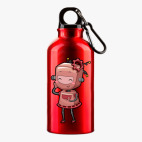 Металлическая бутылка 400 мл UV-DTF