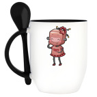 Кружка с ложкой