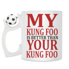 Кружка с футбольным мячиком